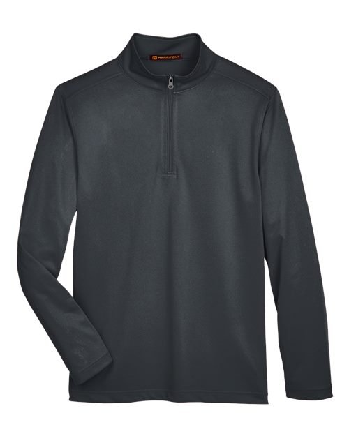 Harriton Men's Advantage Snag Protection Plus Quarter-Zip Pullover - M748 - Image 8