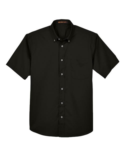Harriton - Men's Easy Blend™ Twill Dress Shirt with Stain-Release - M500S - Image 2