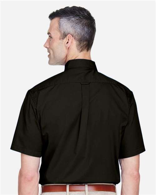 Harriton - Men's Easy Blend™ Twill Dress Shirt with Stain-Release - M500S - Image 6