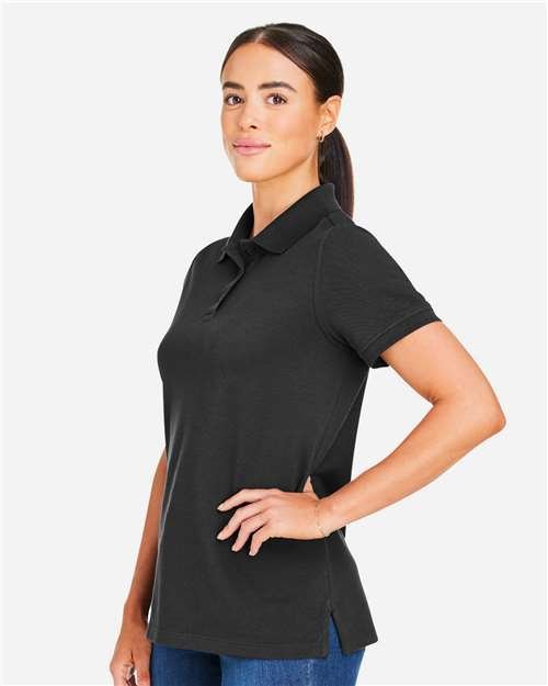 Harriton - Women's Valiant Cotton Snag Protect Polo - M205W - Image 8