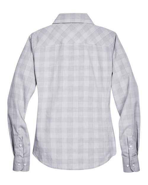Devon & Jones - Women's Crown Collection® Glen Plaid Woven Dress Shirt - DG520W - Image 4