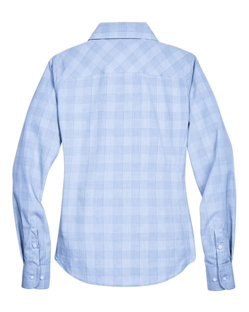 Devon & Jones - Women's Crown Collection® Glen Plaid Woven Dress Shirt - DG520W - Image 9