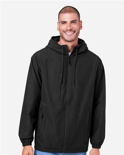Harriton - Unisex Flex Twill Hooded Jacket - M73 - Image 6