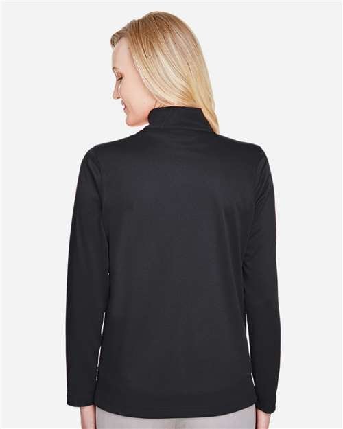 Harriton - Women's Advantage Snag Protection Plus Quarter-Zip Pullover - M748W - Image 6