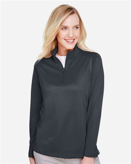Harriton - Women's Advantage Snag Protection Plus Quarter-Zip Pullover - M748W - Image 10