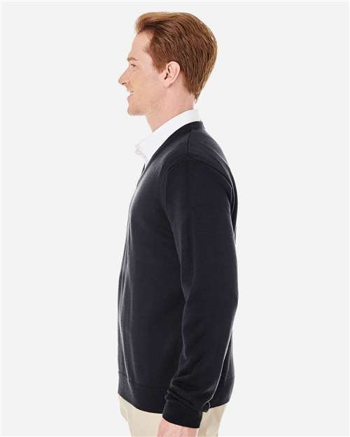 Harriton - Men's Pilblocâ„¢ V-Neck Sweater - M420 - Image 6