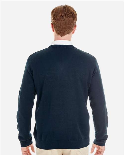 Harriton - Men's Pilblocâ„¢ V-Neck Sweater - M420 - Image 9