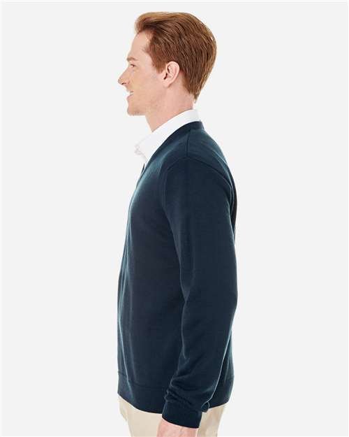 Harriton - Men's Pilblocâ„¢ V-Neck Sweater - M420 - Image 10