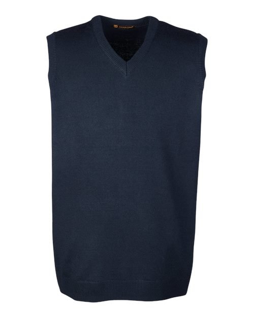 Harriton - Men's Pilblocâ„¢ V-Neck Sweater Vest - M415 - Image 7