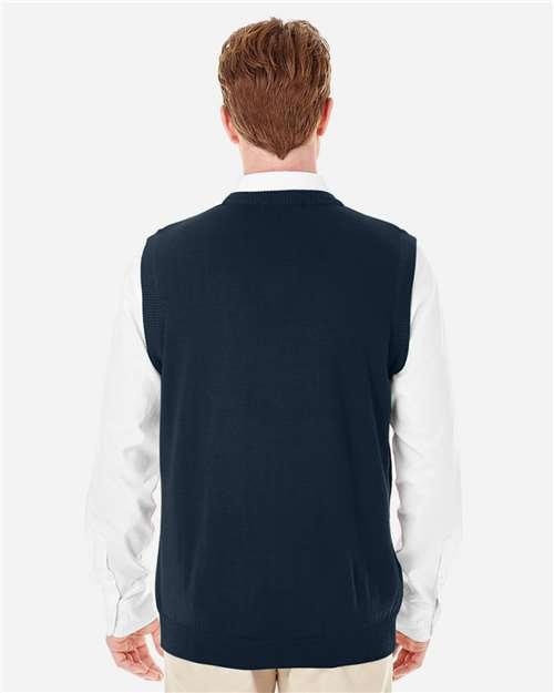 Harriton - Men's Pilblocâ„¢ V-Neck Sweater Vest - M415 - Image 9