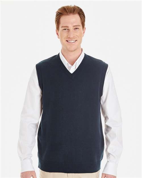 Harriton - Men's Pilblocâ„¢ V-Neck Sweater Vest - M415 - Image 8