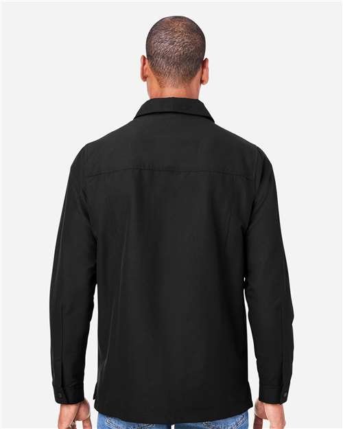 Harriton Unisex Flex Twill Overshirt Jacket - M72 - Image 7