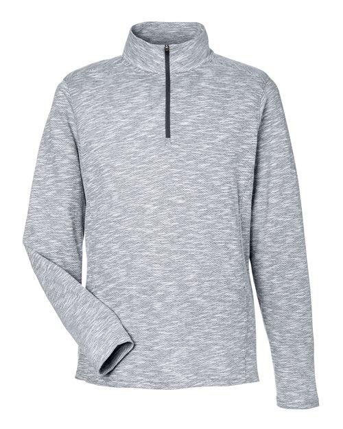 North End - Men's Eclipse Jacquard Quarter-Zip Pullover - NE415 - Image 2