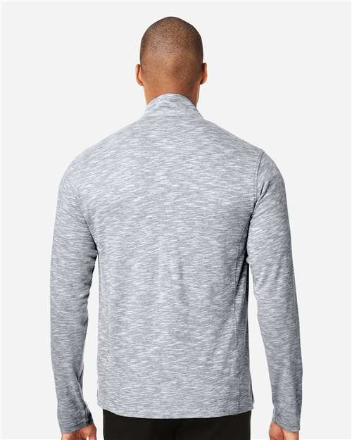 North End - Men's Eclipse Jacquard Quarter-Zip Pullover - NE415 - Image 7