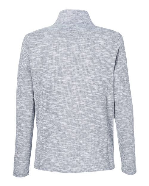 North End - Women's Eclipse Jacquard Quarter-Zip Pullover - NE415W - Image 4