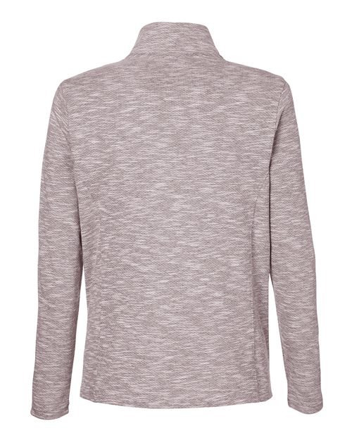 North End - Women's Eclipse Jacquard Quarter-Zip Pullover - NE415W - Image 10