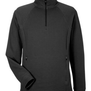 North End Men's Rhythm Waffle Quarter-Zip Pullover - NE200
