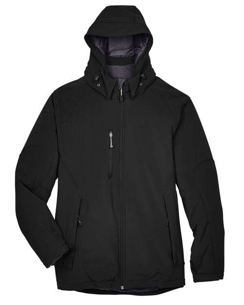 North End - Men's Glacier Insulated Three-Layer Softshell with Detachable Hood - 88159 - Image 2