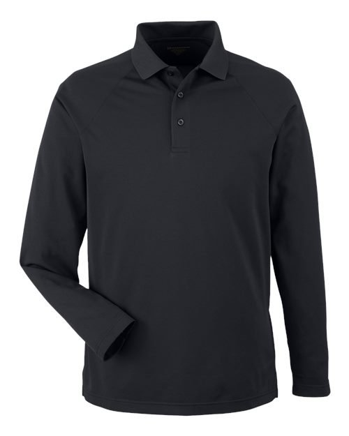 Harriton - Men's Charge Snag and Soil Protect Long Sleeve Polo - M208L - Image 2