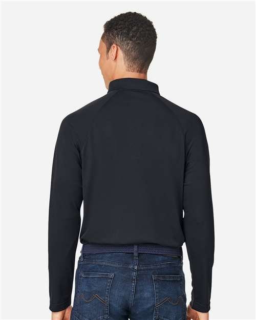 Harriton - Men's Charge Snag and Soil Protect Long Sleeve Polo - M208L - Image 7