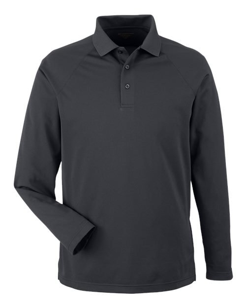 Harriton - Men's Charge Snag and Soil Protect Long Sleeve Polo - M208L - Image 9