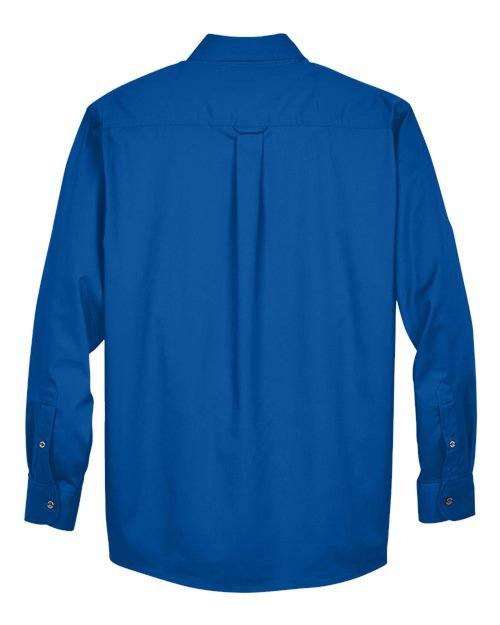 Harriton - Men's Tall Easy Blend™ Twill Dress Shirt - M500T - Image 9