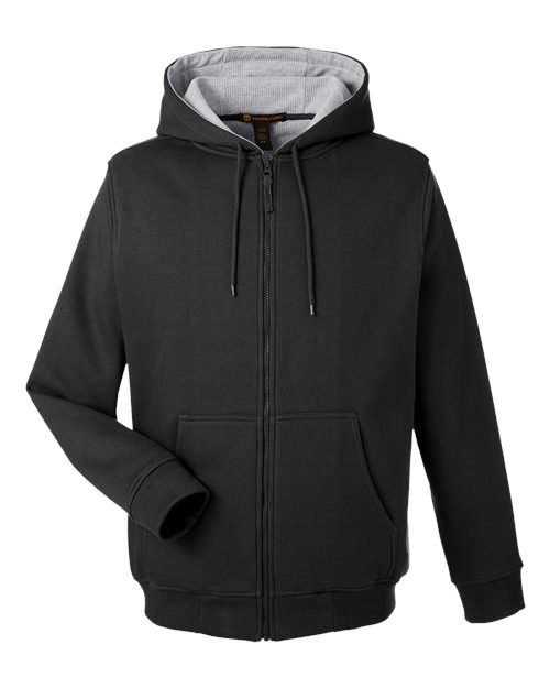 Harriton - Unisex ClimaBlocâ„¢ Lined Heavyweight Hooded Sweatshirt - M711 - Image 2