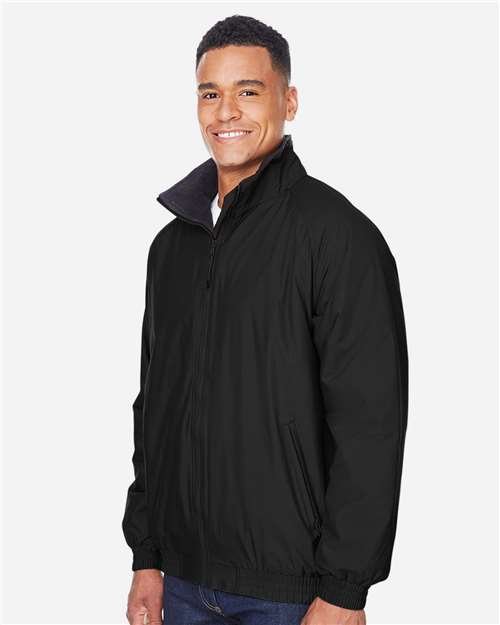 Harriton Unisex Fleece Lined Nylon Jacket - M740 - Image 7