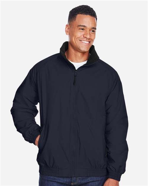 Harriton Unisex Fleece Lined Nylon Jacket - M740 - Image 10
