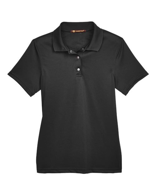 Harriton - Women's Advantage Snag Protection Plus IL Snap Placket Polo - M345W - Image 2