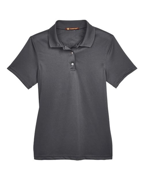 Harriton - Women's Advantage Snag Protection Plus IL Snap Placket Polo - M345W - Image 8