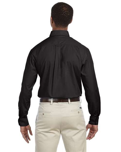 Harriton - Men's Essential Poplin - M510 - Image 4