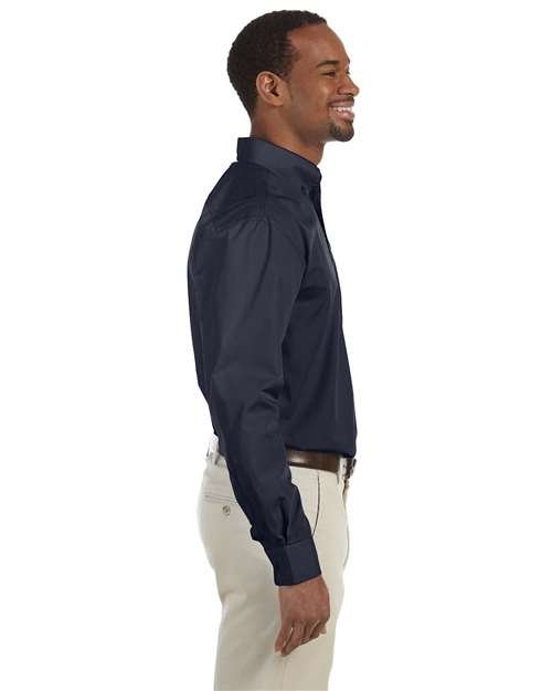Harriton - Men's Essential Poplin - M510 - Image 8