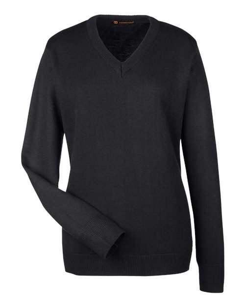 Harriton - Women's Pilbloc V-Neck Sweater - M420W - Image 2