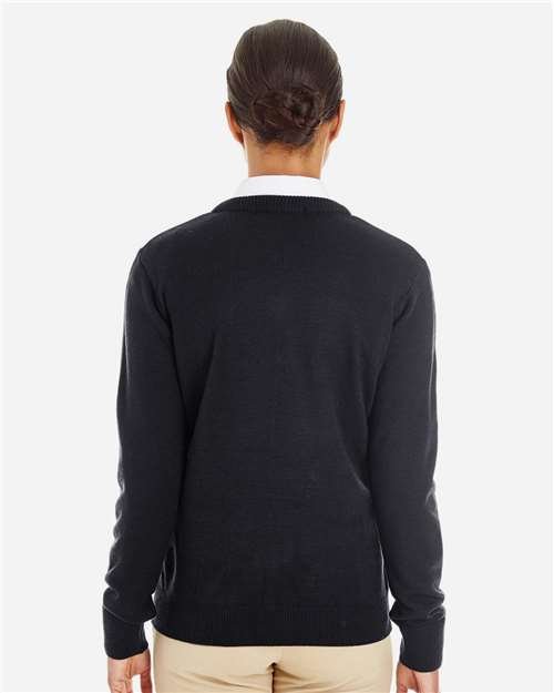 Harriton - Women's Pilbloc V-Neck Sweater - M420W - Image 5