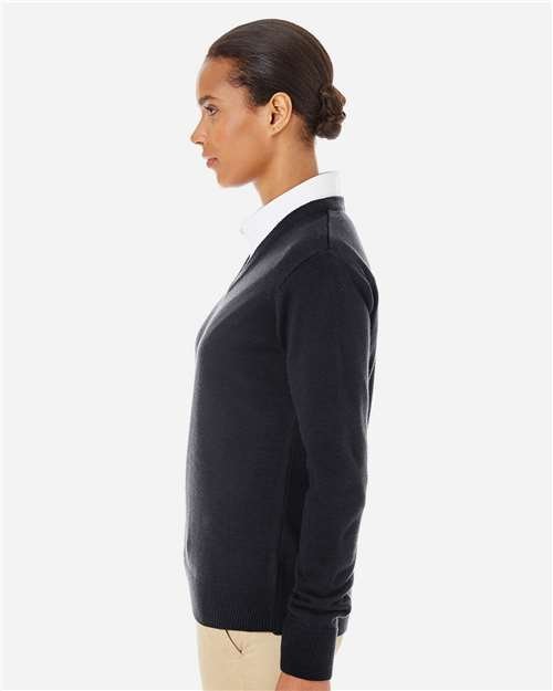 Harriton - Women's Pilbloc V-Neck Sweater - M420W - Image 6