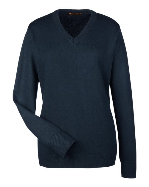 Harriton - Women's Pilbloc V-Neck Sweater - M420W - Image 7