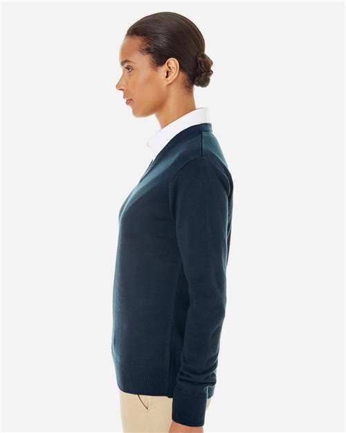 Harriton - Women's Pilbloc V-Neck Sweater - M420W - Image 10