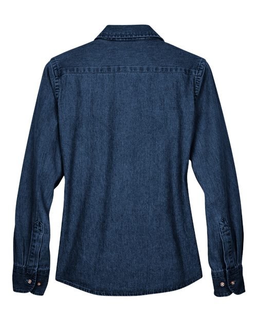 Harriton - Women's Denim Shirt - M550W - Image 4