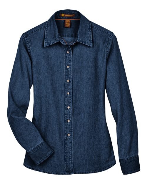 Harriton - Women's Denim Shirt - M550W - Image 2