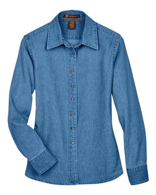 Harriton - Women's Denim Shirt - M550W - Image 8