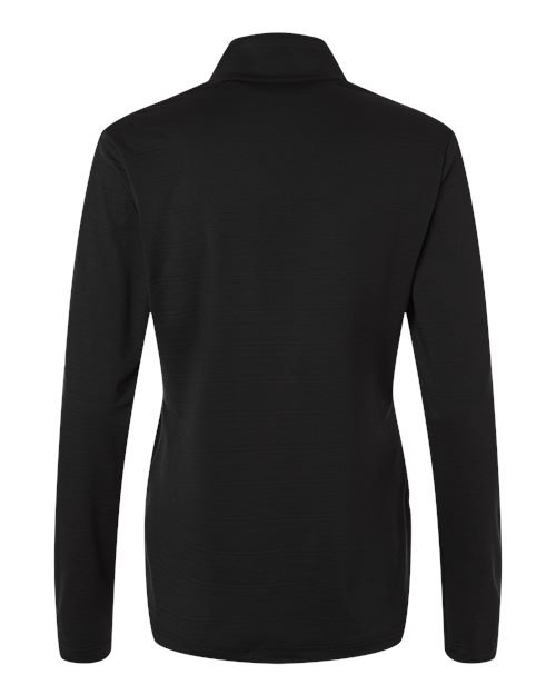 Adidas Women's Textured Stripe Quarter-Zip Pullover - A709 - Image 4