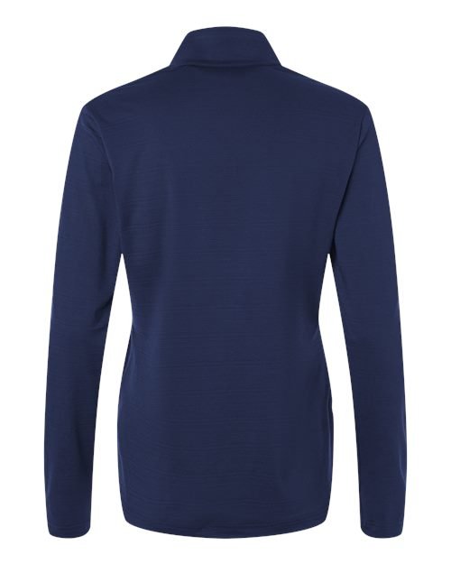 Adidas Women's Textured Stripe Quarter-Zip Pullover - A709 - Image 10