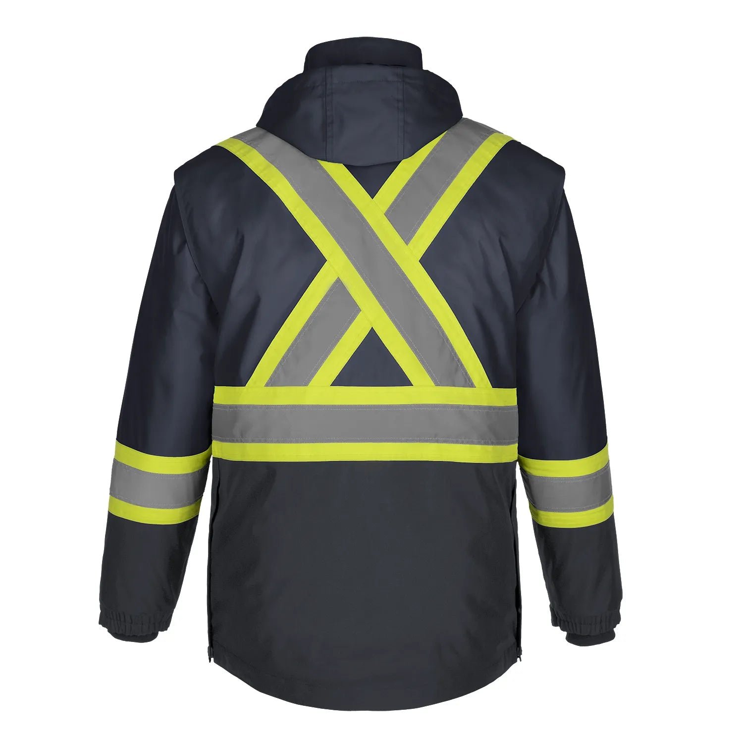 L01275 - Kenworth - Hi-Vis 5in1 Parka with Detachable Hood - Image 14
