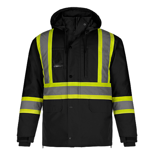 L01275 - Kenworth - Hi-Vis 5in1 Parka with Detachable Hood - Image 5