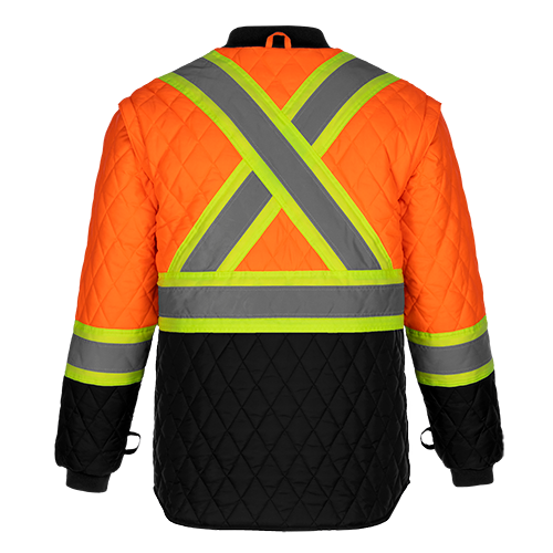 L01275 - Kenworth - Hi-Vis 5in1 Parka with Detachable Hood - Image 4