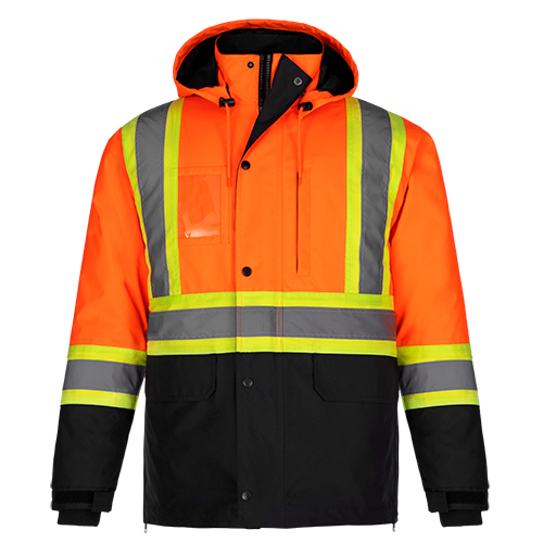 L01275 - Kenworth - Hi-Vis 5in1 Parka with Detachable Hood