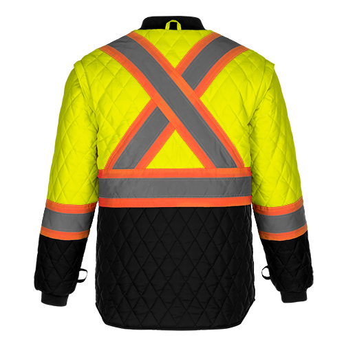 L01275 - Kenworth - Hi-Vis 5in1 Parka with Detachable Hood - Image 12
