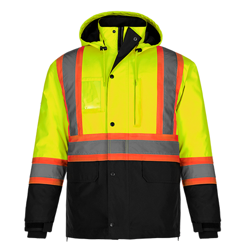 L01275 - Kenworth - Hi-Vis 5in1 Parka with Detachable Hood - Image 9