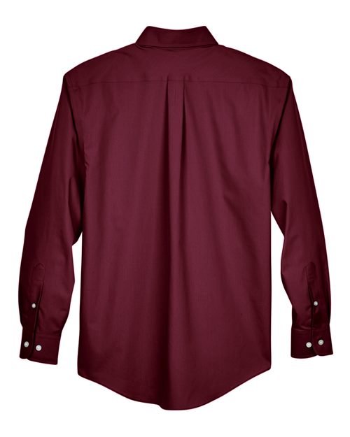 Devon & Jones - Men's Crown Collection® Broadcloth Woven Dress Shirt - D620 - Image 9